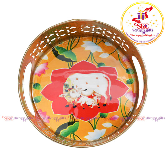 6 inch Pichwai tambulam trays