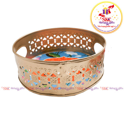 6 inch Pichwai tambulam trays