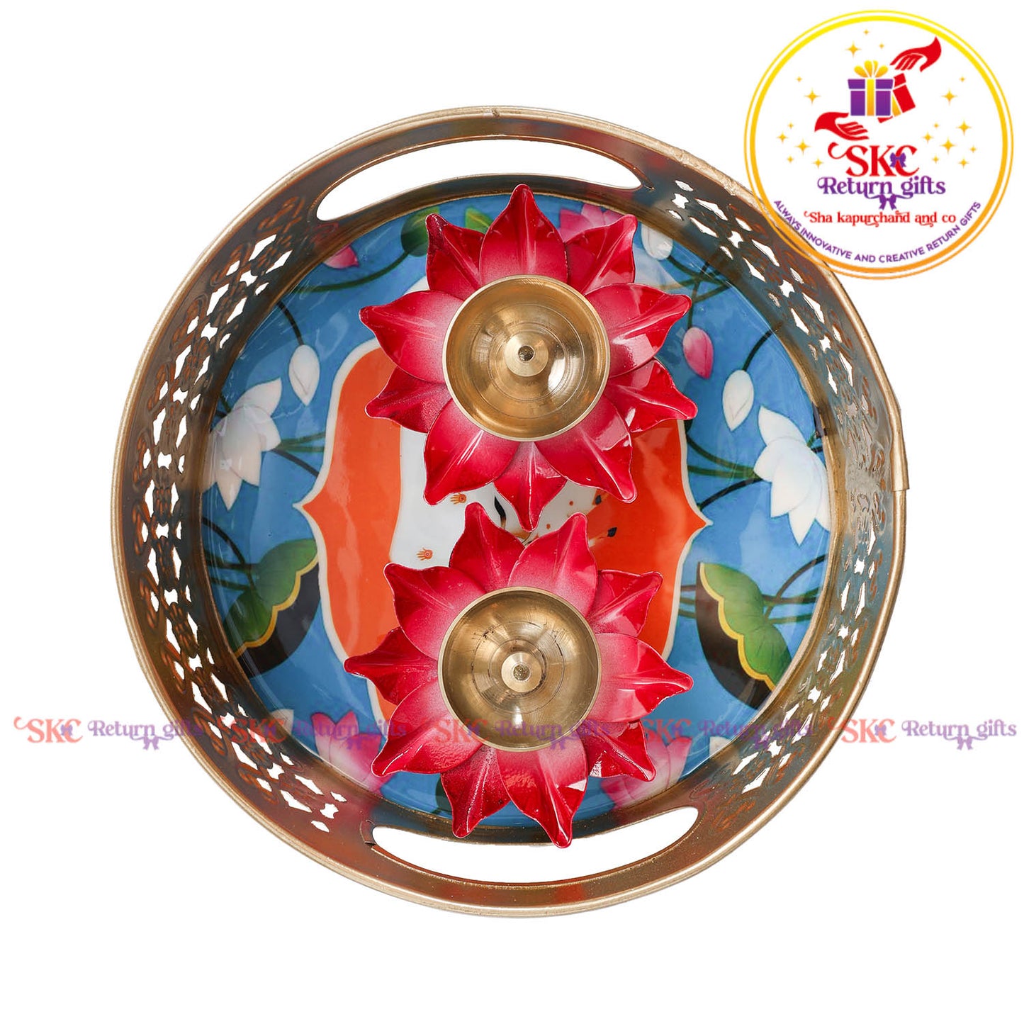 6 inch Pichwai tambulam gift set