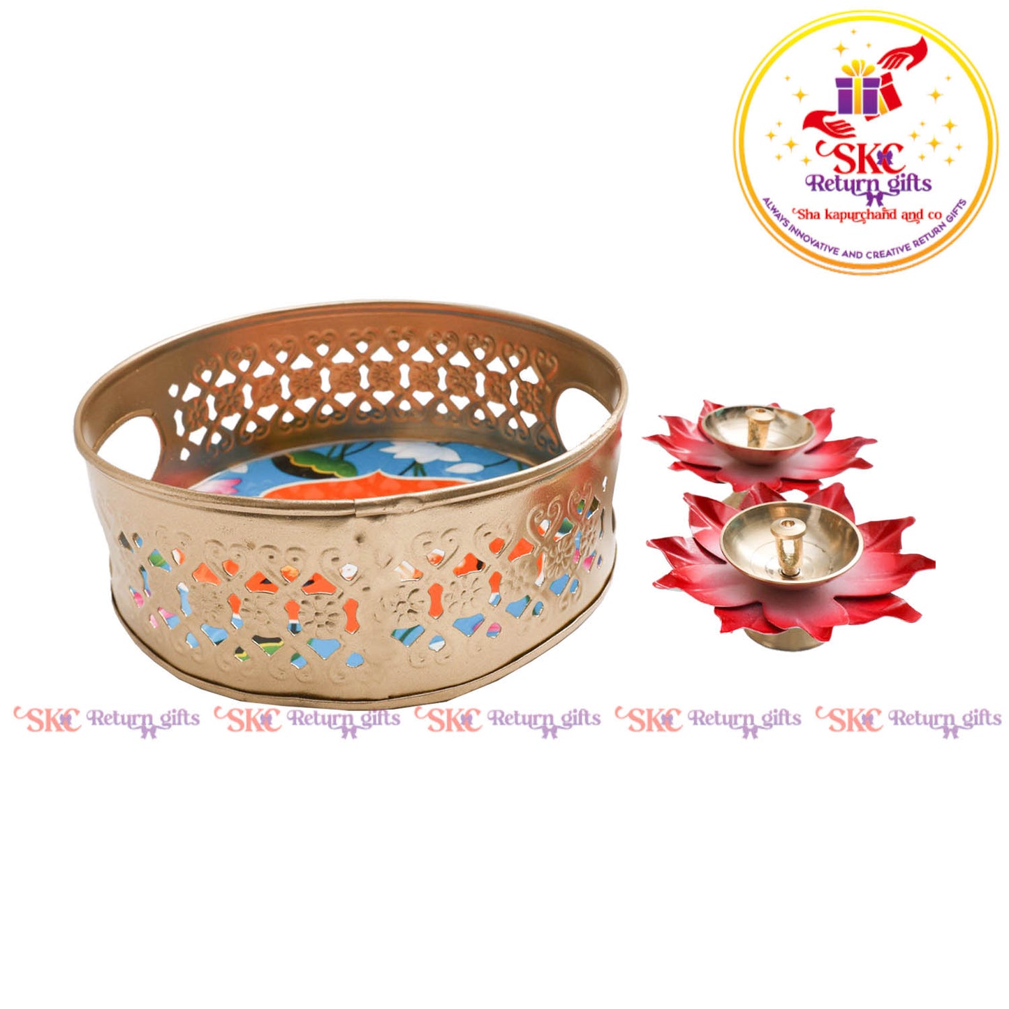 6 inch Pichwai tambulam gift set