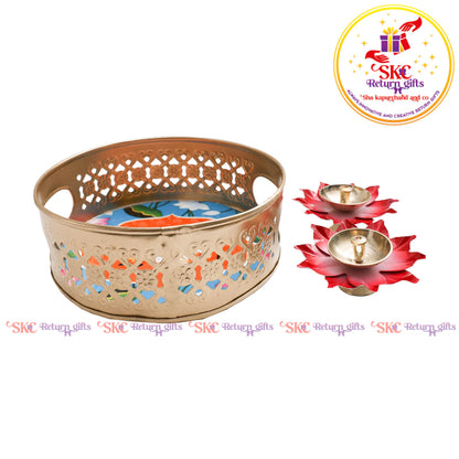 6 inch Pichwai tambulam gift set