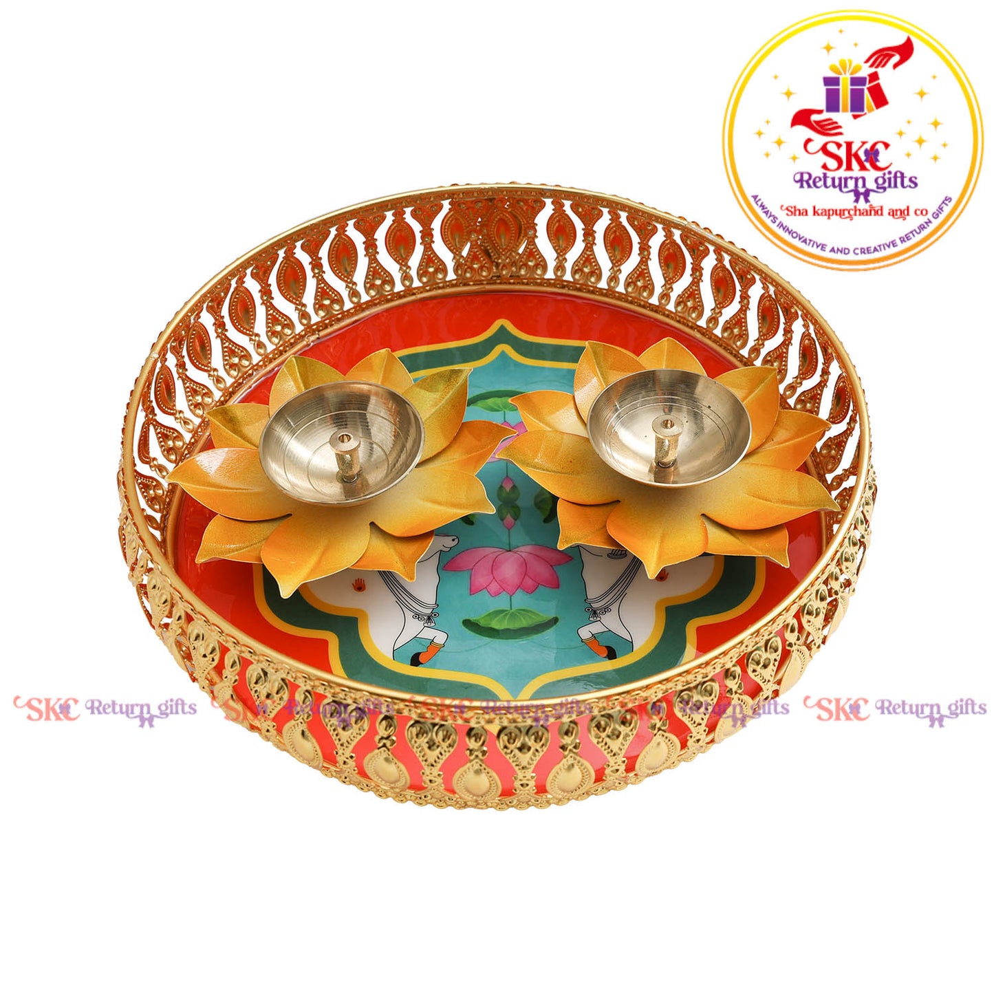 8 inch Pichwai Tambulam premium gift set