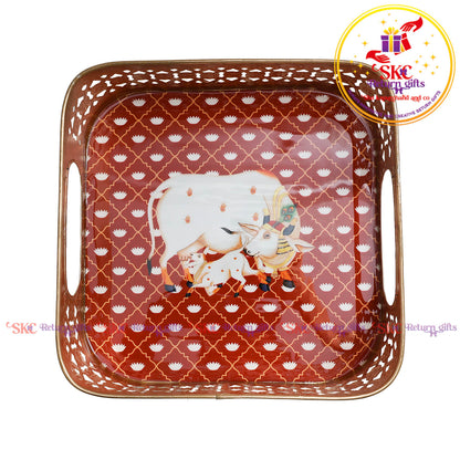 8x8 Pichwai tray