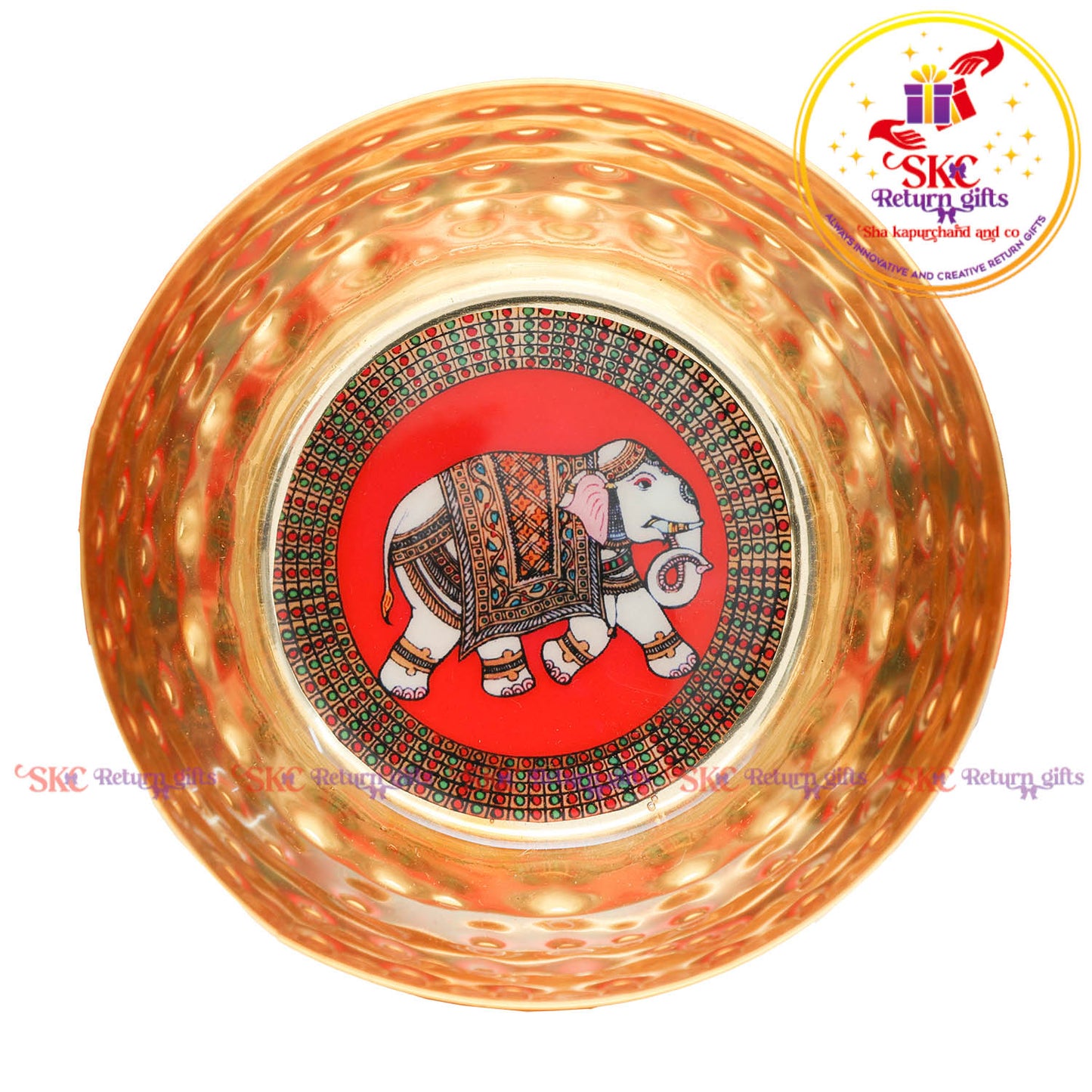 Pichwai Gift Bowl Elephant
