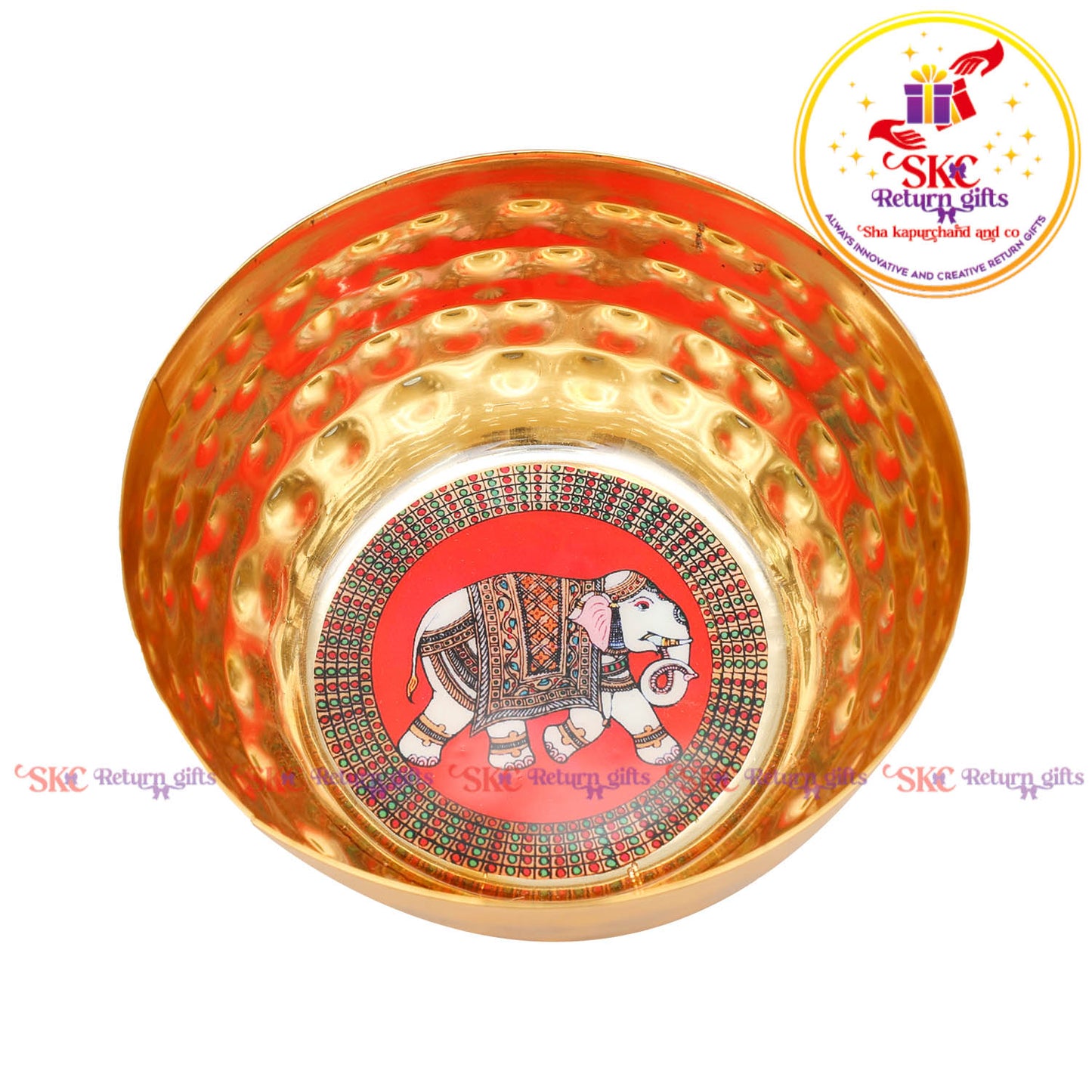 Pichwai Gift Bowl Elephant
