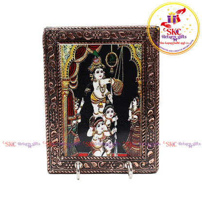 4.5/3.5 key stand tanjore art
