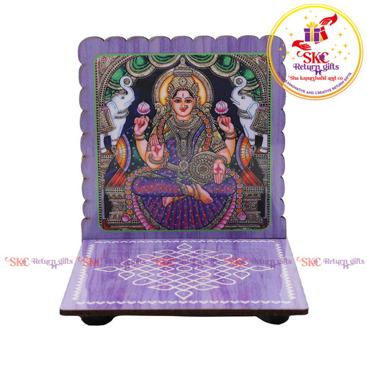 MDF diya stand tanjore art