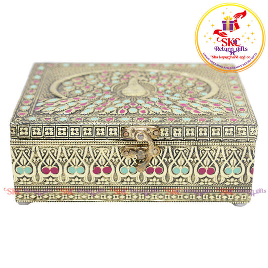 7x5 embossed pooja jewel box