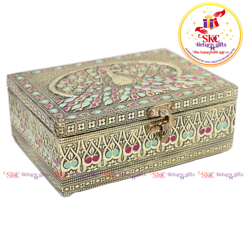 7x5 embossed pooja jewel box