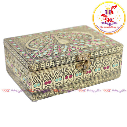 7x5 embossed pooja jewel box