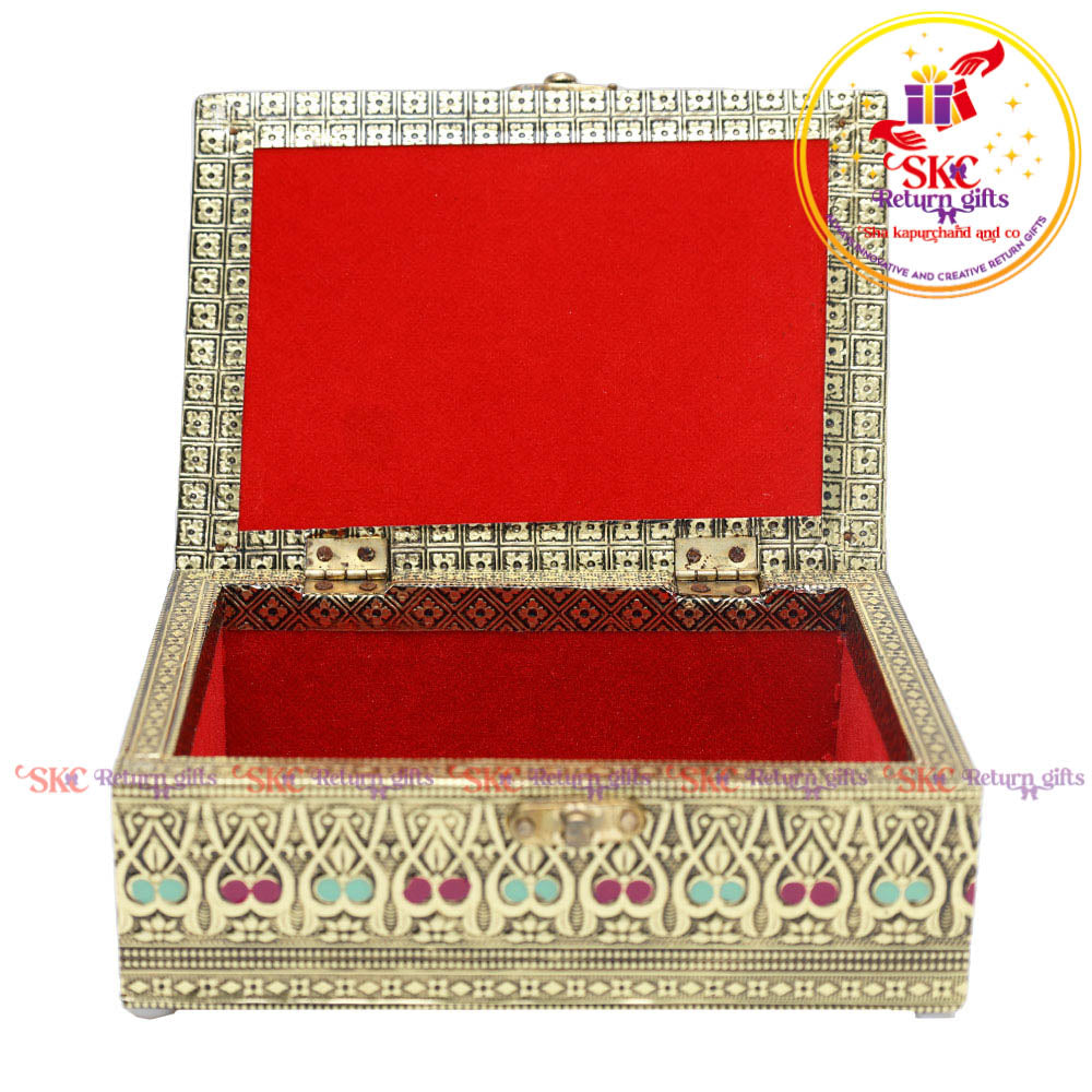 7x5 embossed pooja jewel box