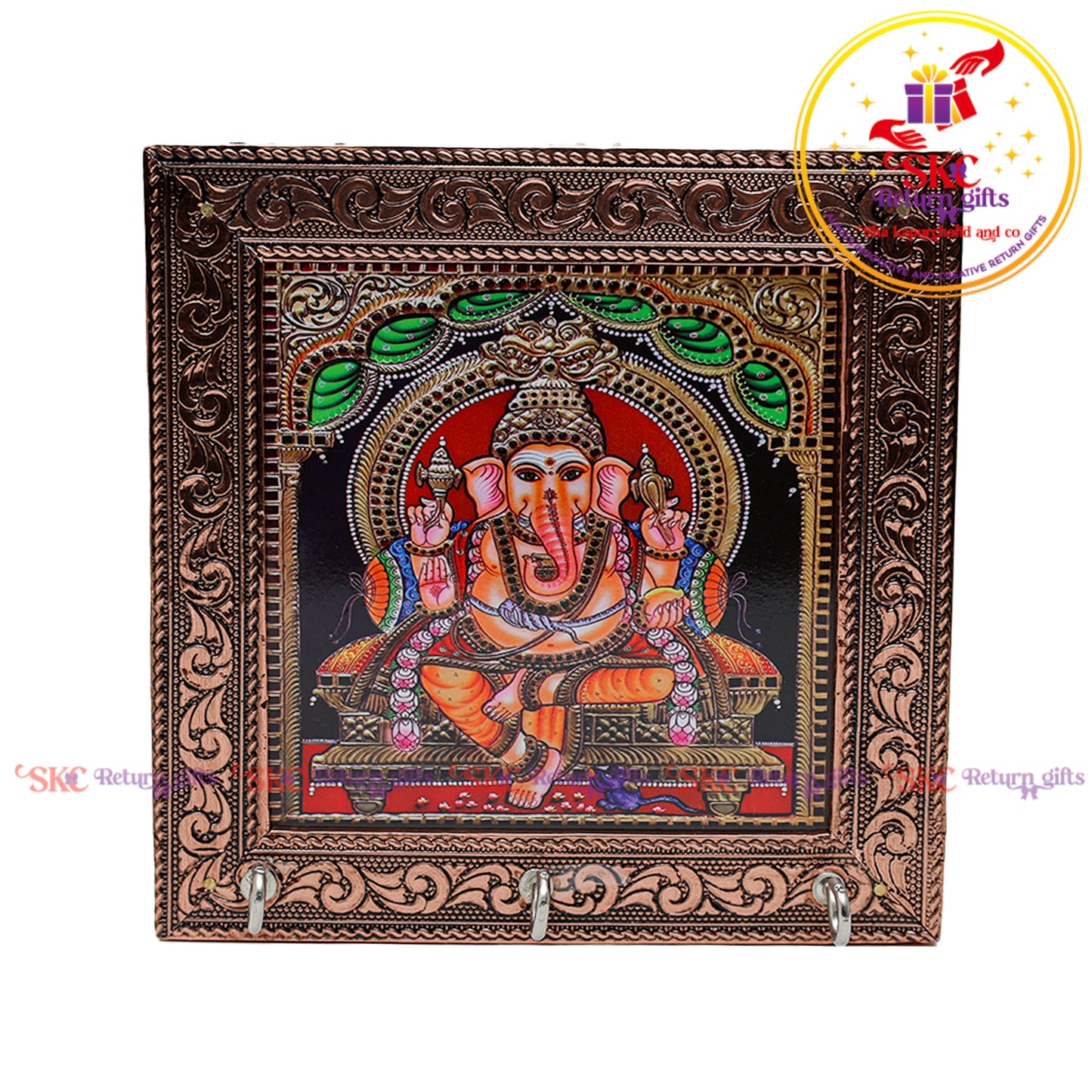 6*6 Tanjore DIGITAL ARTS Key stand