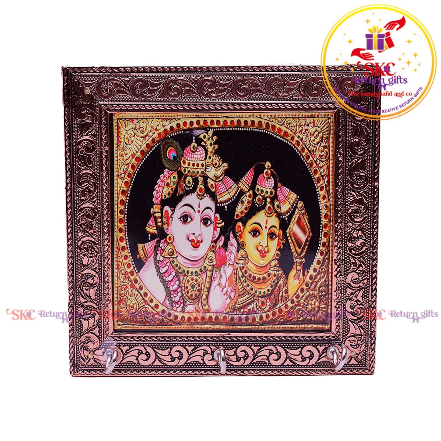 6*6 Tanjore DIGITAL ARTS Key stand