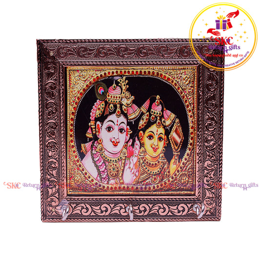 6*6 Tanjore DIGITAL ARTS Key stand