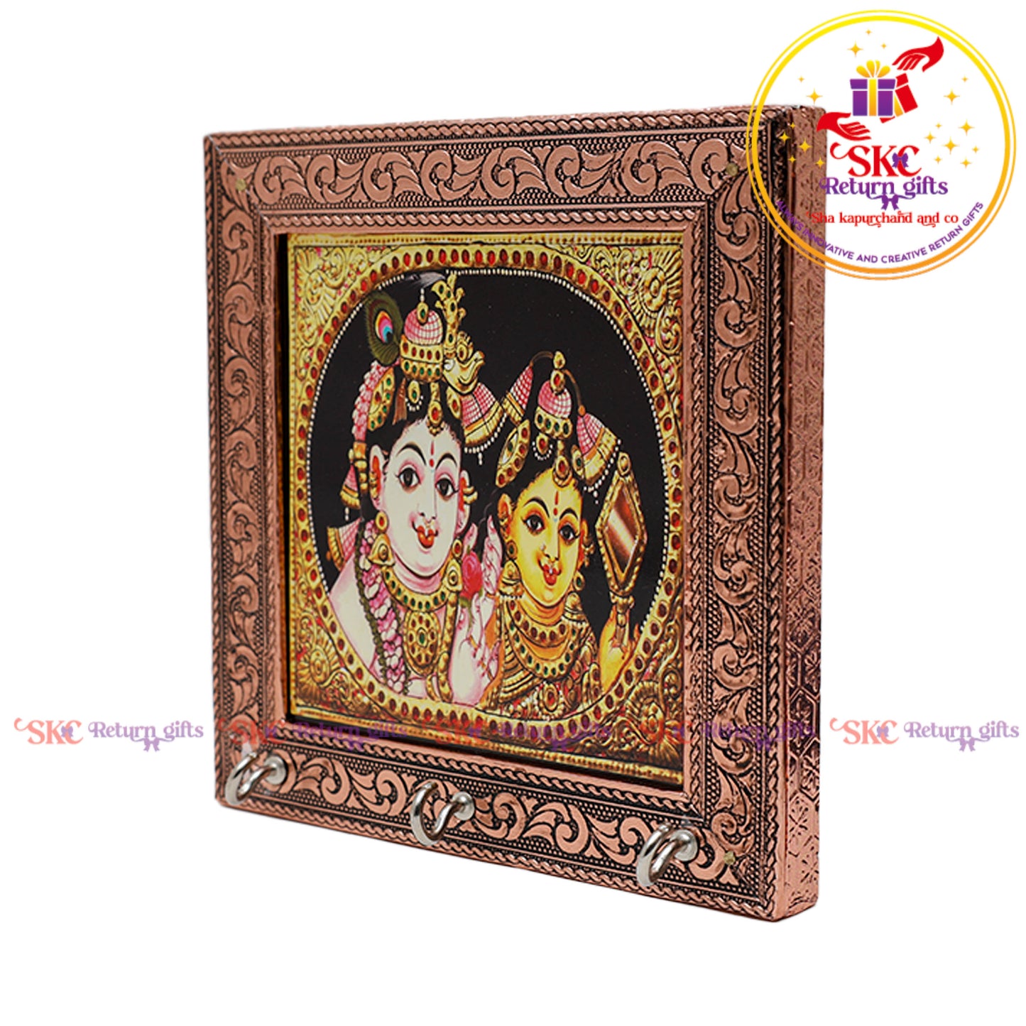 6*6 Tanjore DIGITAL ARTS Key stand