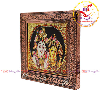 6*6 Tanjore DIGITAL ARTS Key stand