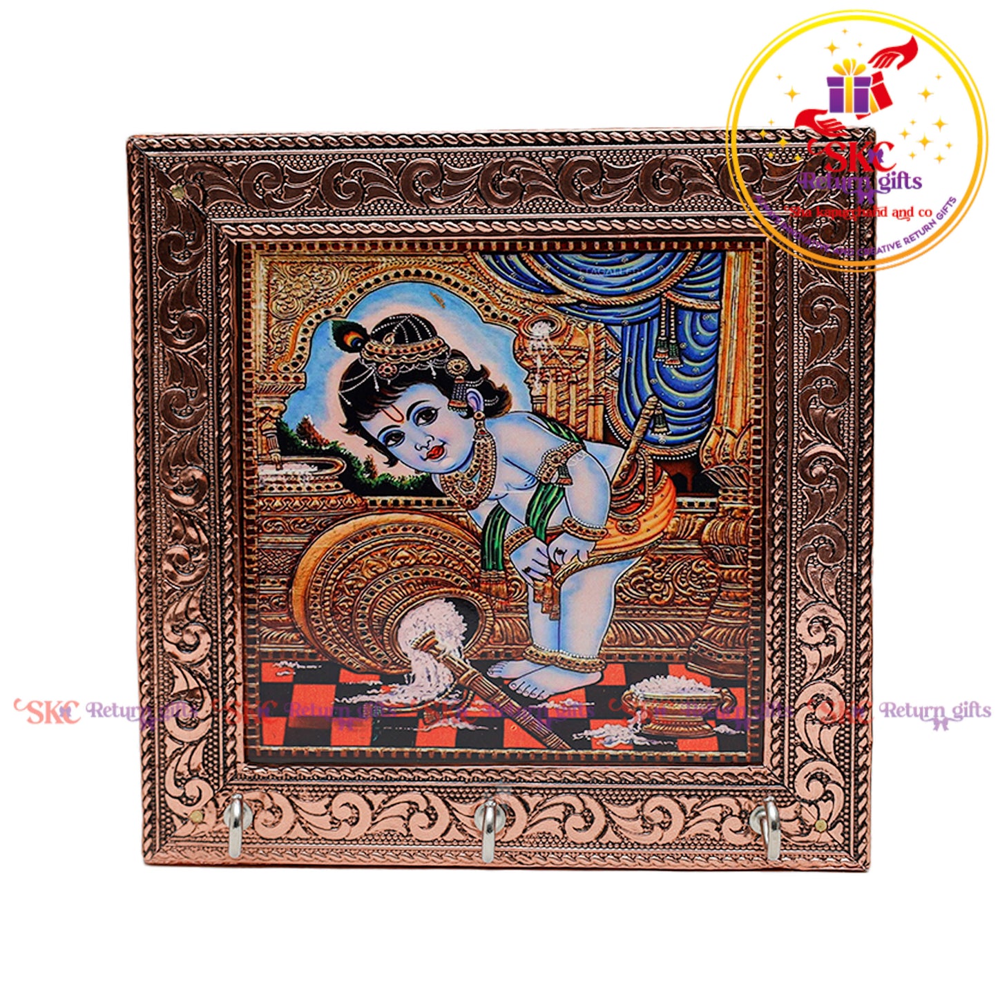 6*6 Tanjore DIGITAL ARTS Key stand