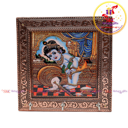6*6 Tanjore DIGITAL ARTS Key stand