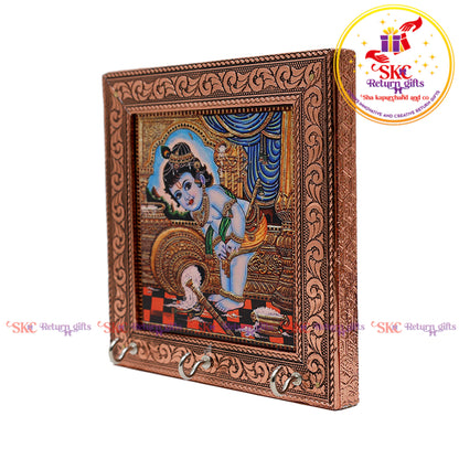6*6 Tanjore DIGITAL ARTS Key stand