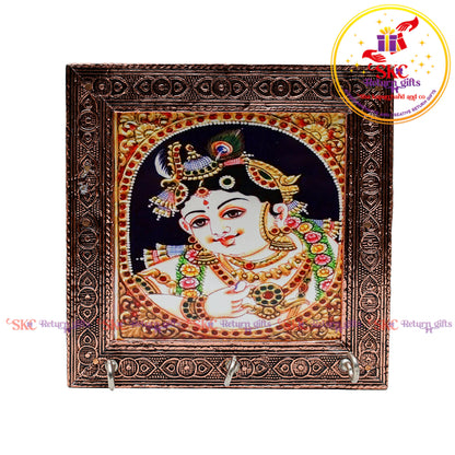 6*6 Tanjore DIGITAL ARTS Key stand