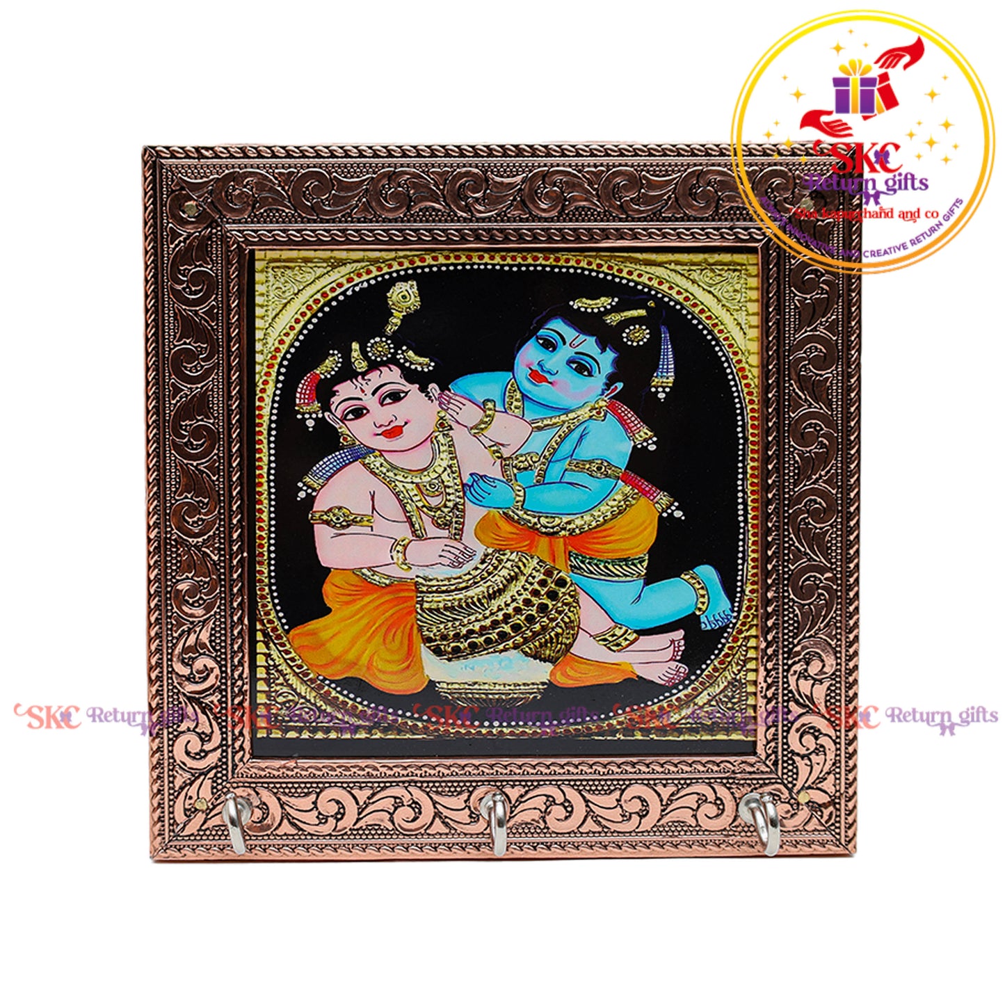 6*6 Tanjore DIGITAL ARTS Key stand