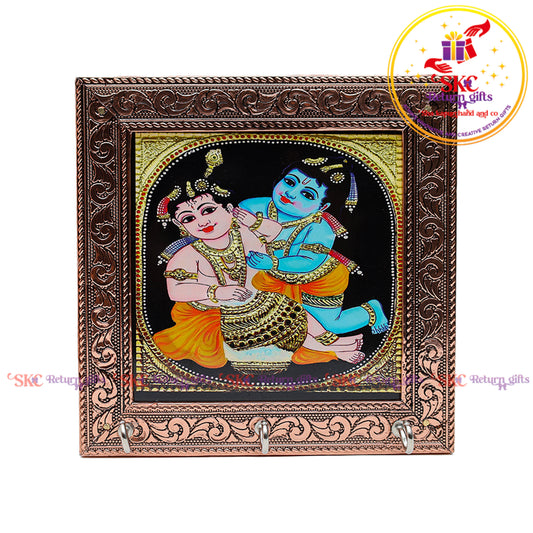 6*6 Tanjore DIGITAL ARTS Key stand