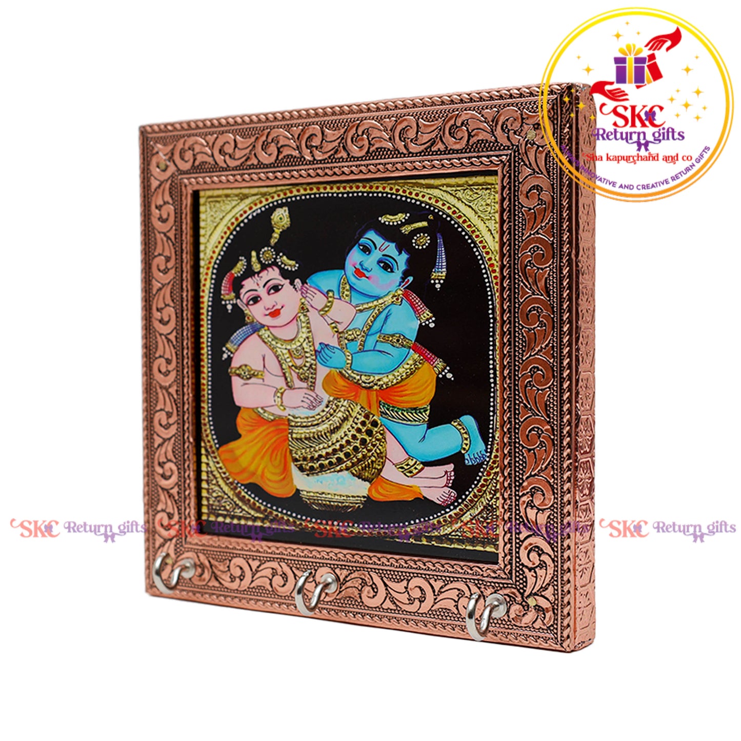 6*6 Tanjore DIGITAL ARTS Key stand
