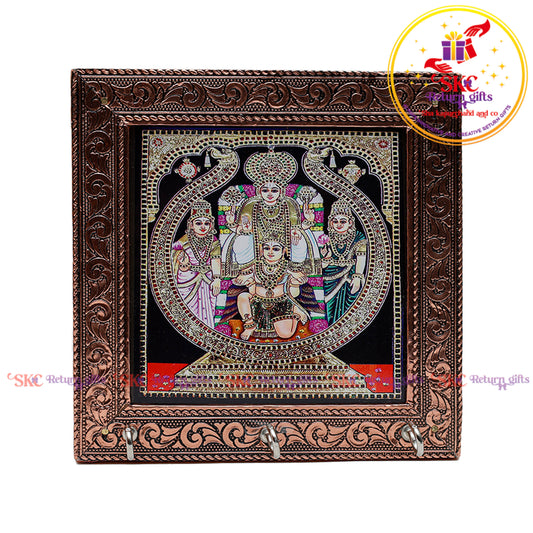 6*6 Tanjore DIGITAL ARTS Key stand