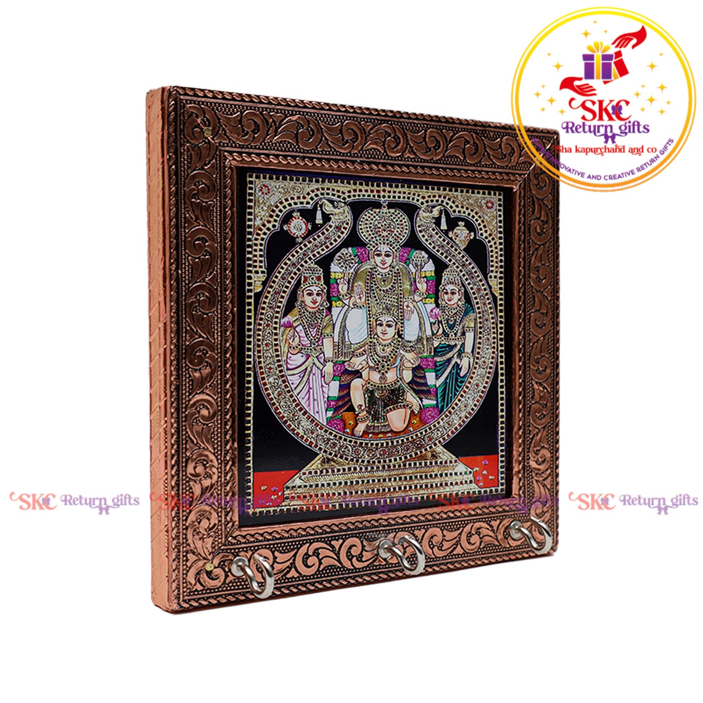 6*6 Tanjore DIGITAL ARTS Key stand