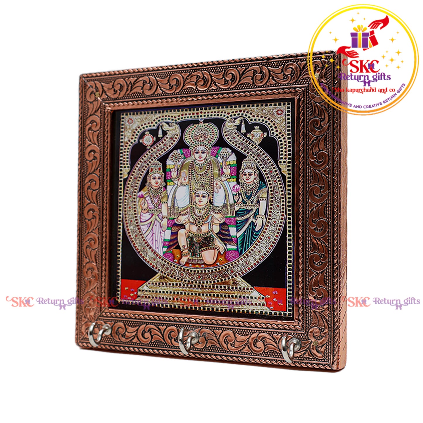 6*6 Tanjore DIGITAL ARTS Key stand