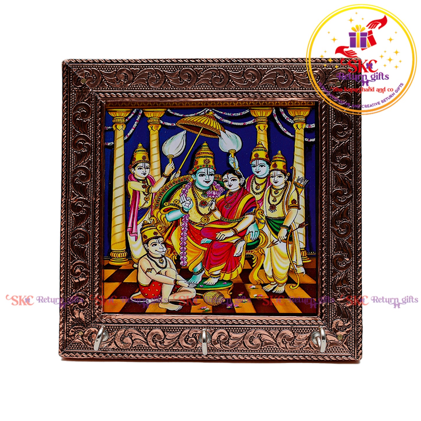 6*6 Tanjore DIGITAL ARTS Key stand