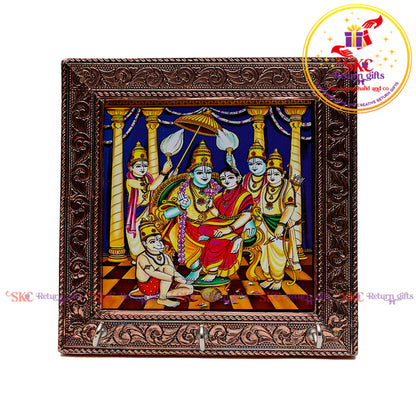 6*6 Tanjore DIGITAL ARTS Key stand