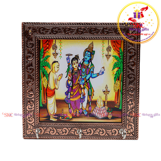 6*6 Tanjore DIGITAL ARTS Key stand