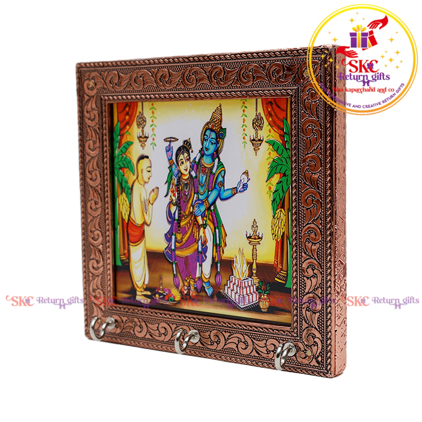 6*6 Tanjore DIGITAL ARTS Key stand