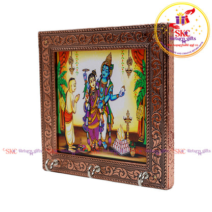 6*6 Tanjore DIGITAL ARTS Key stand