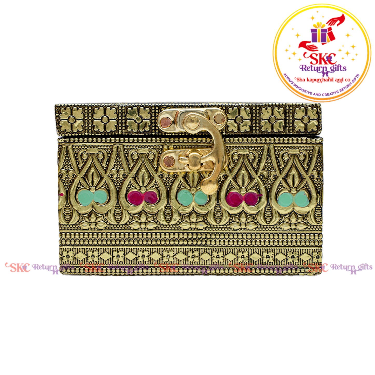 4*4 Flower embossed JEWEL BOX