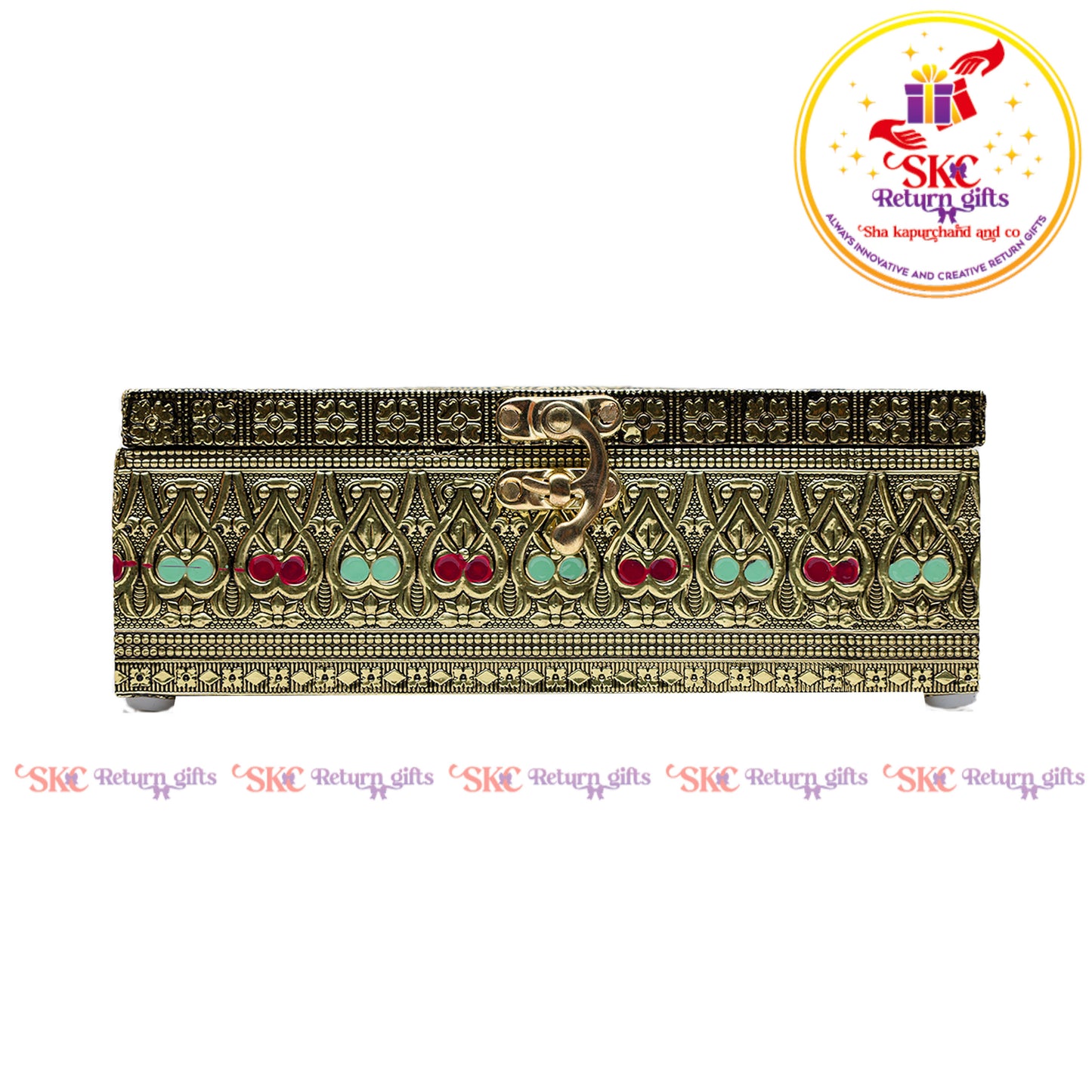 7*5 Peacock embossed JEWE BOX