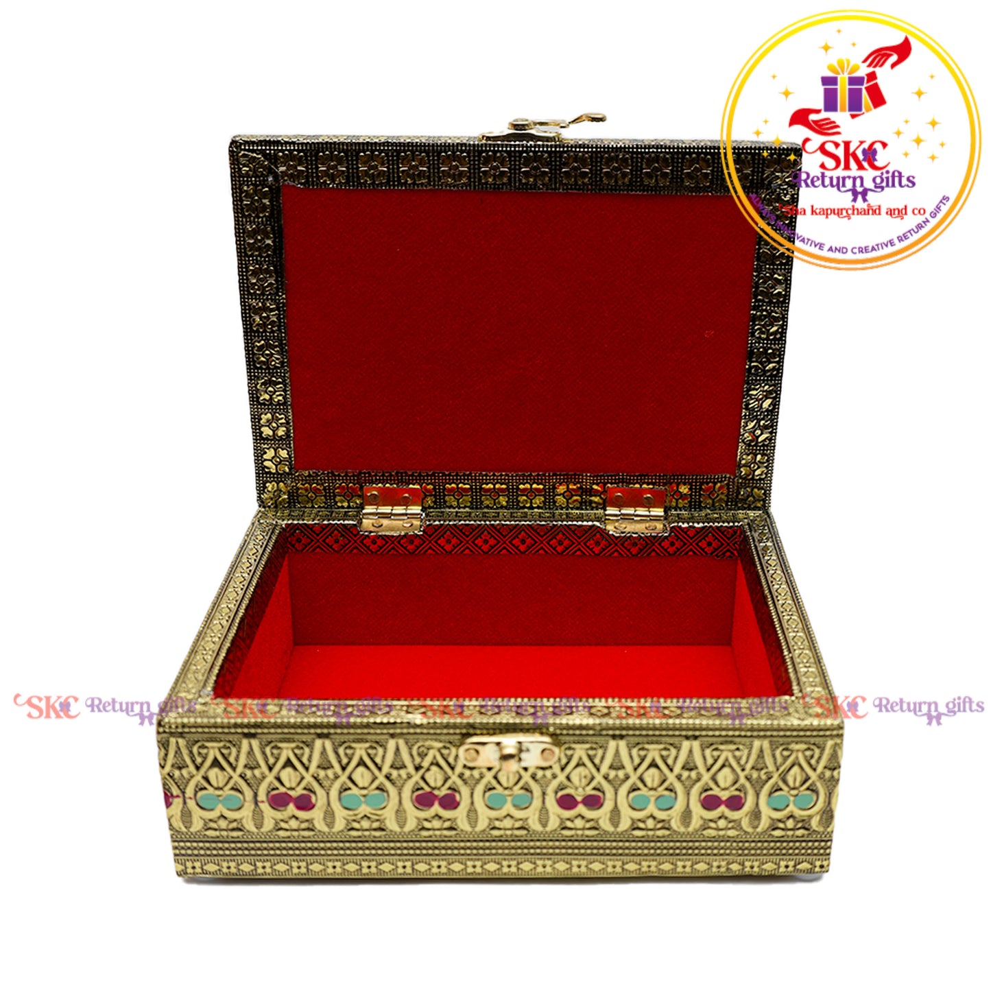 7*5 Peacock embossed JEWE BOX