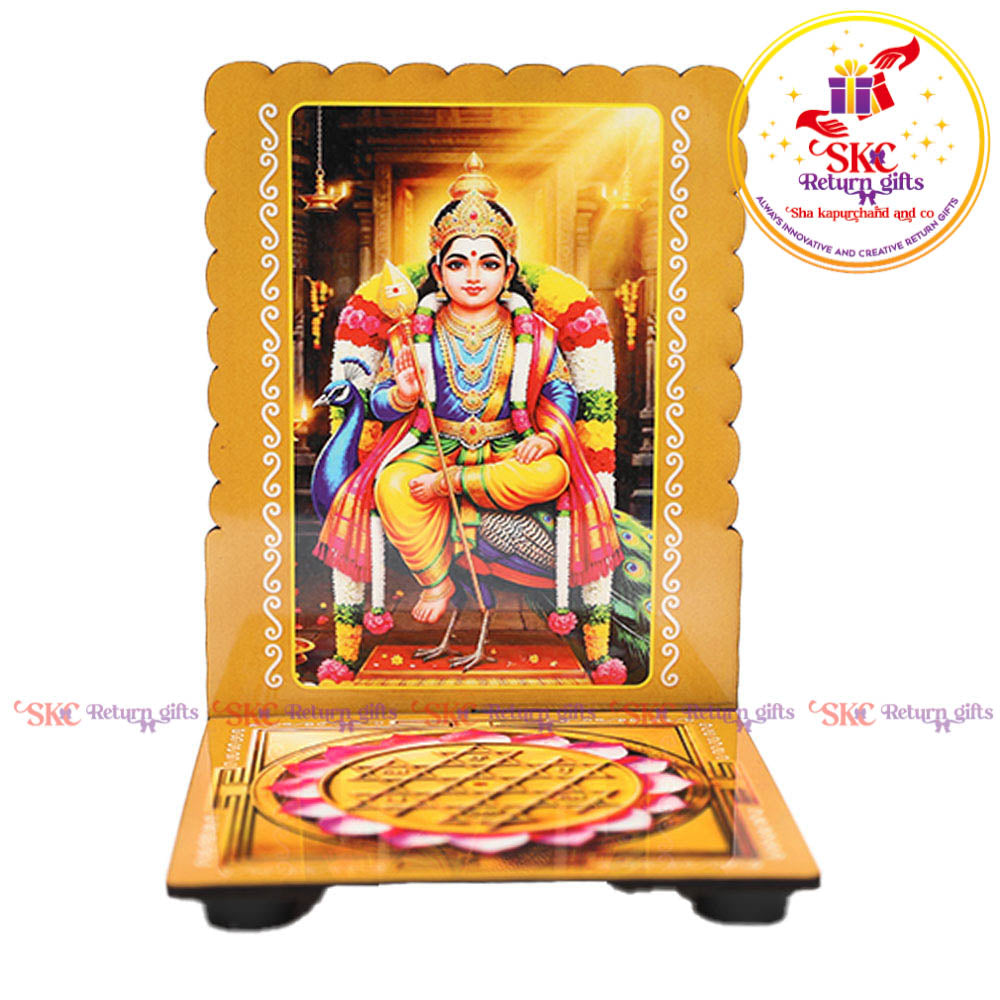 Bala Murugan Sri Yantra Diya Stand