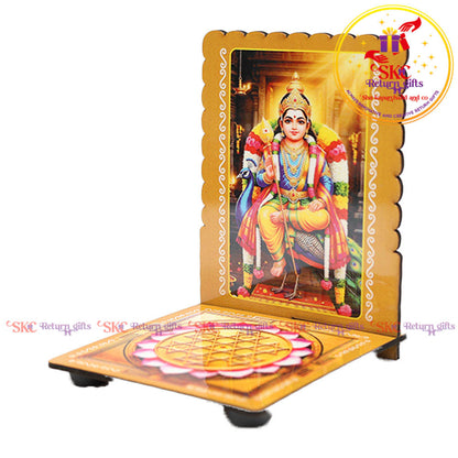 Bala Murugan Sri Yantra Diya Stand