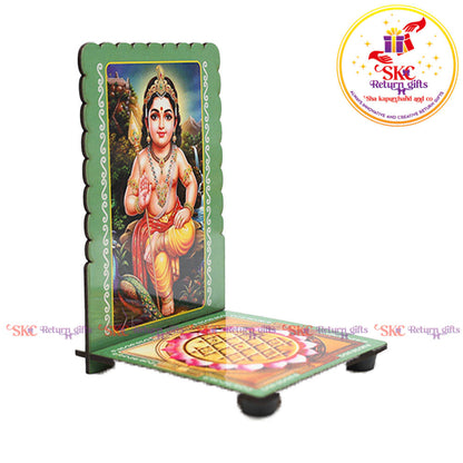 Bala Murugan Sri Yantra Diya Stand