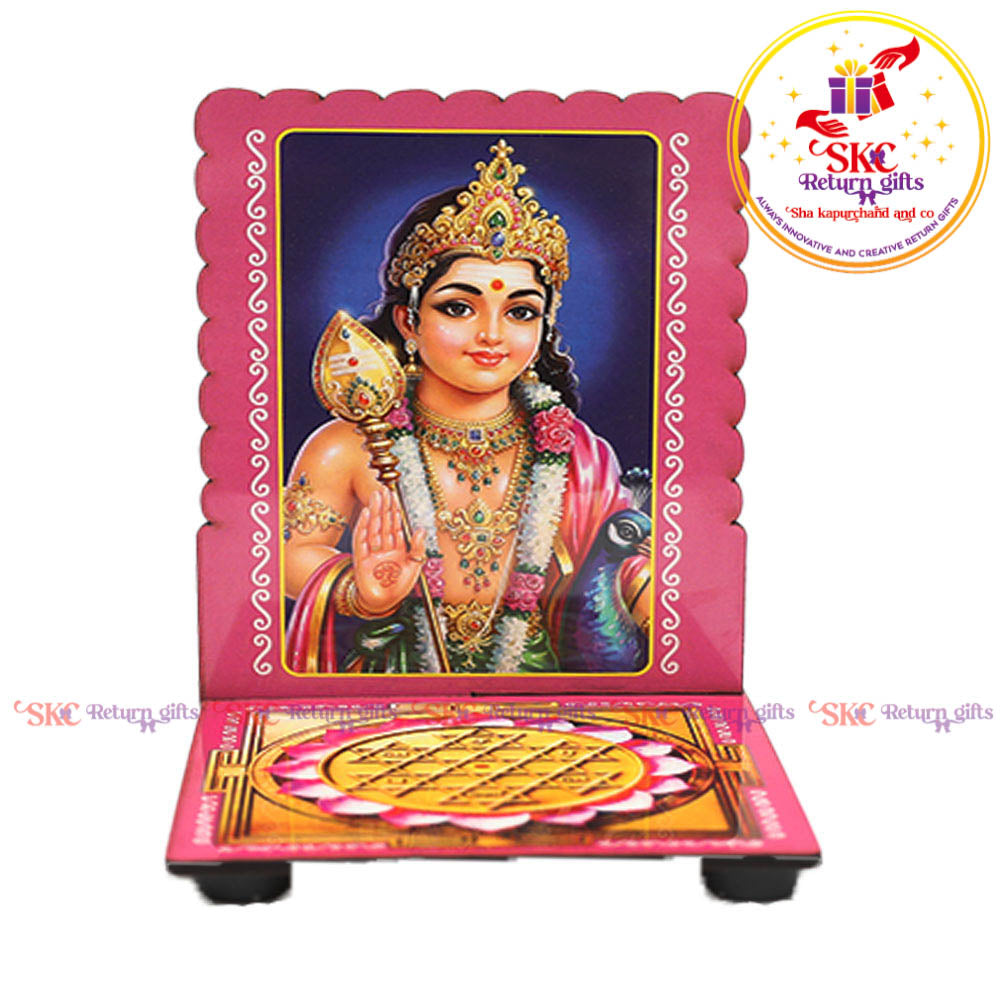 Bala Murugan Sri Yantra Diya Stand