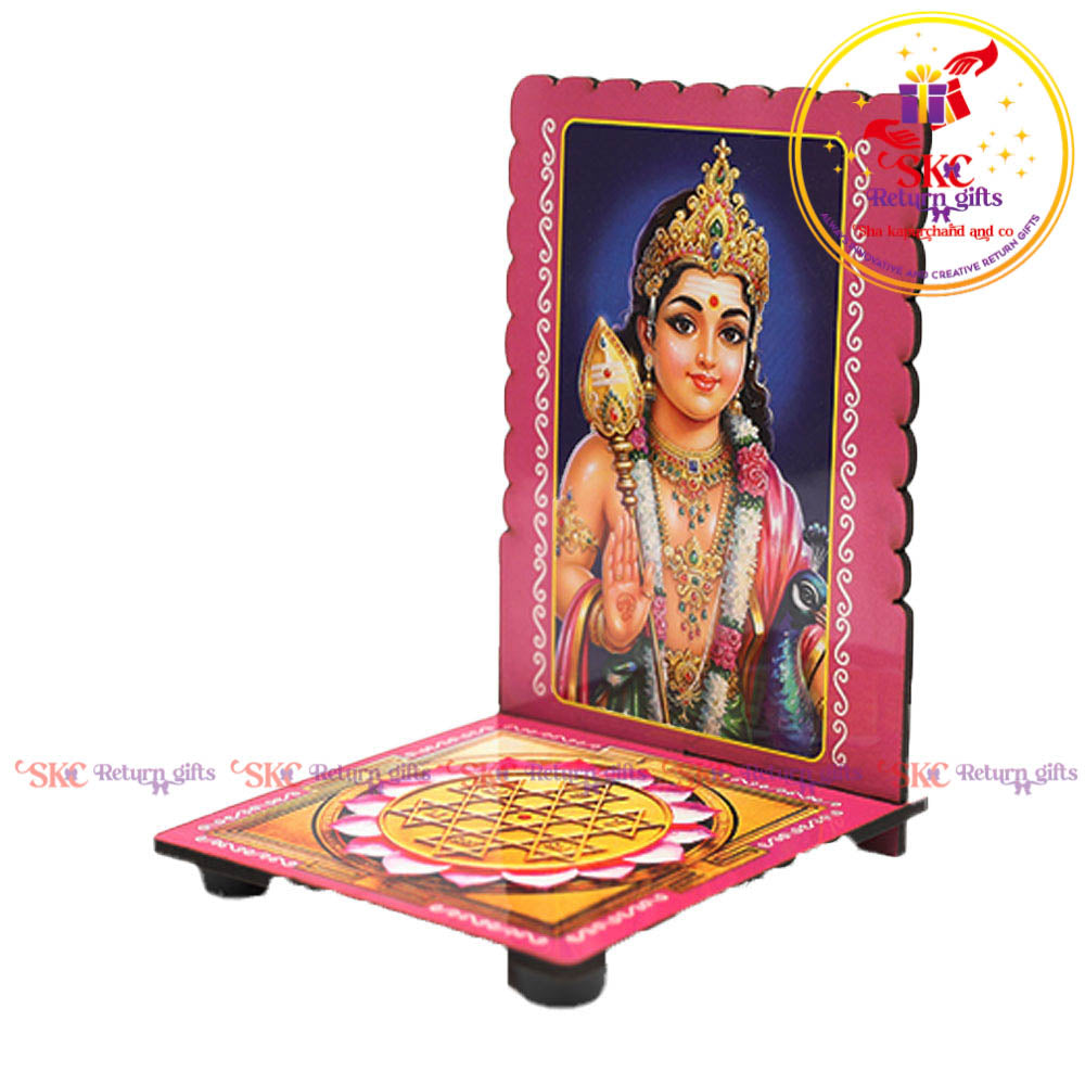 Bala Murugan Sri Yantra Diya Stand