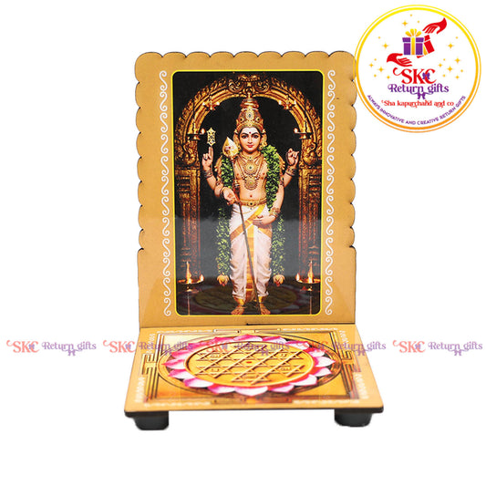 Bala Murugan Sri Yantra Diya Stand