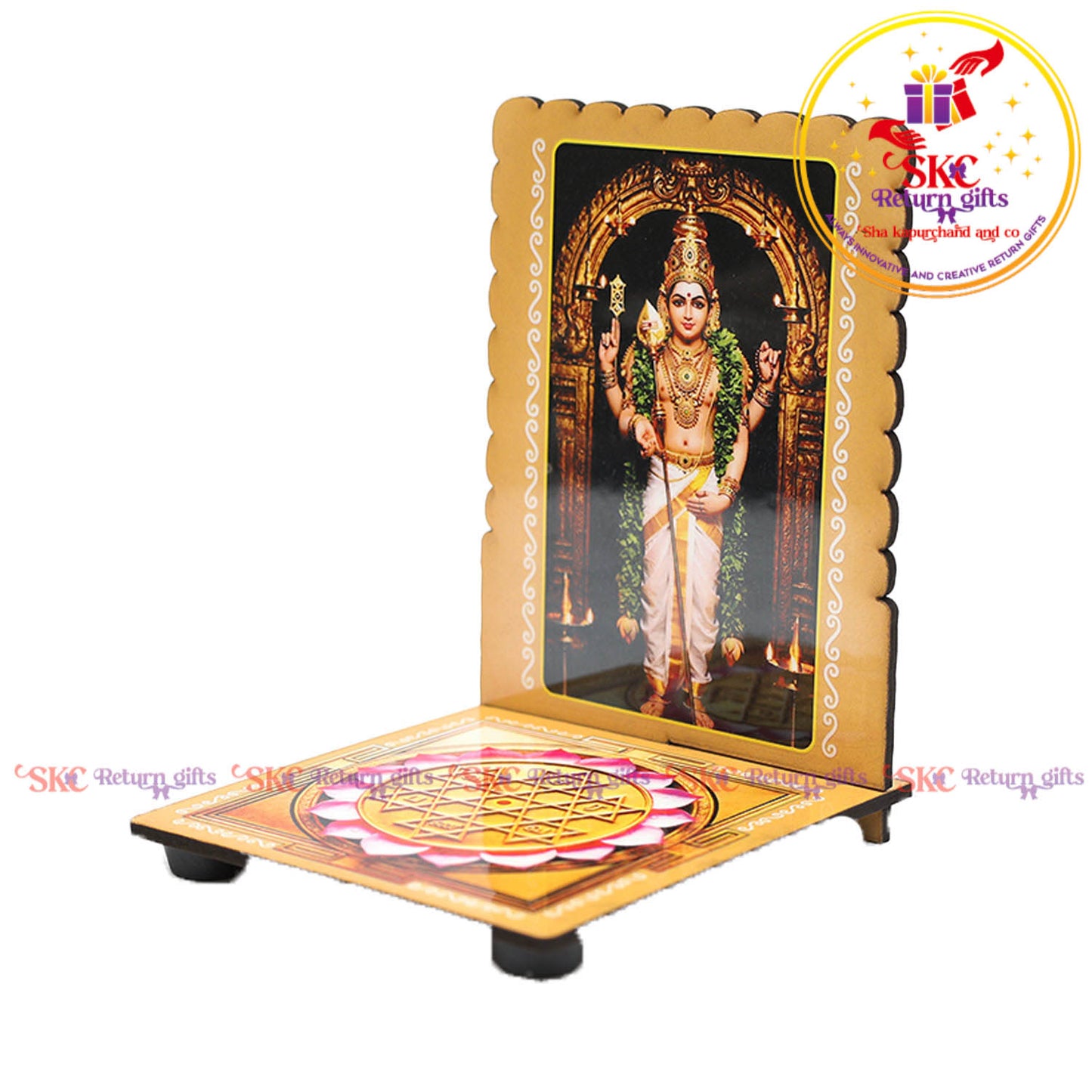 Bala Murugan Sri Yantra Diya Stand