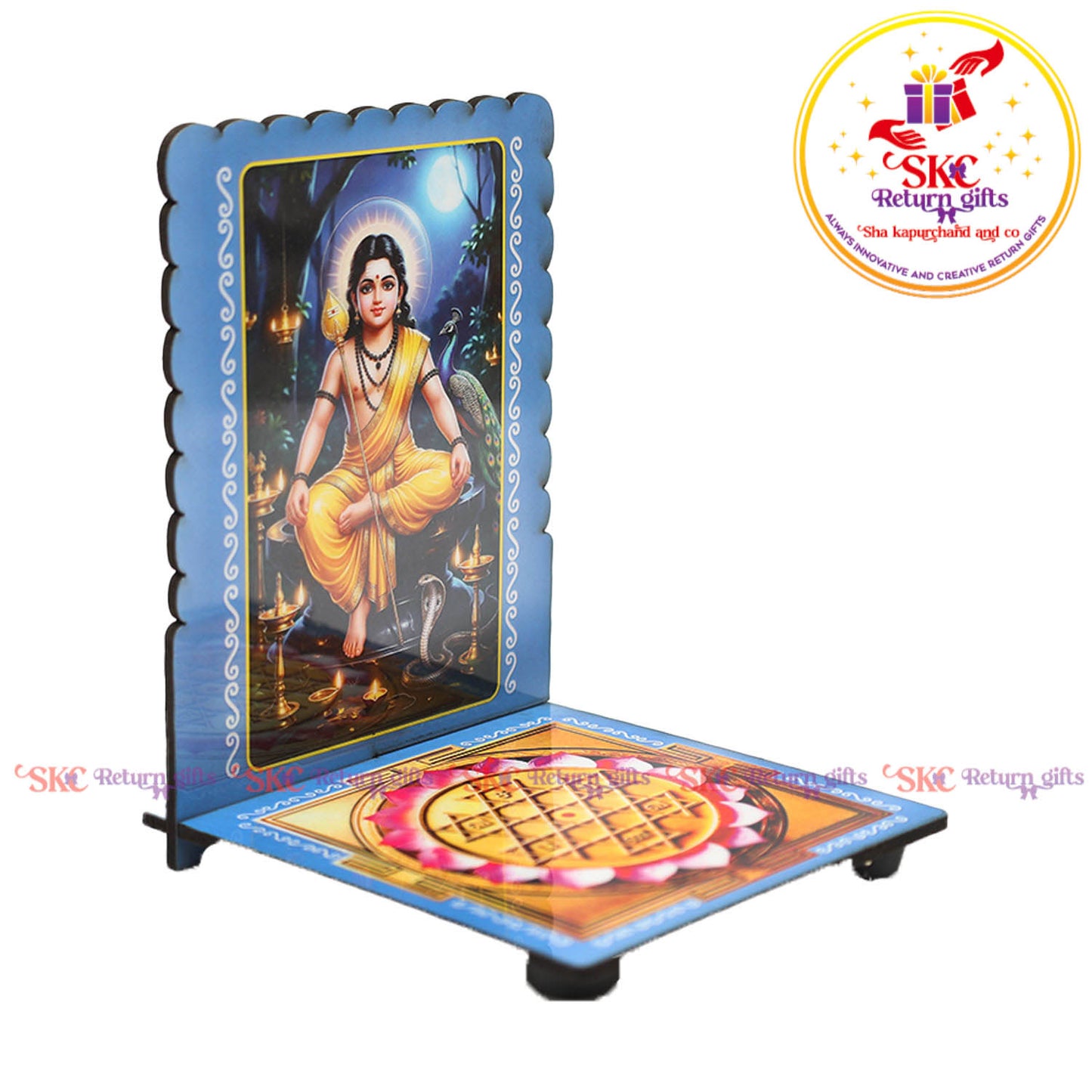 Bala Murugan Sri Yantra Diya Stand