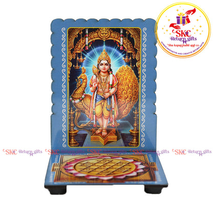 Bala Murugan Sri Yantra Diya Stand