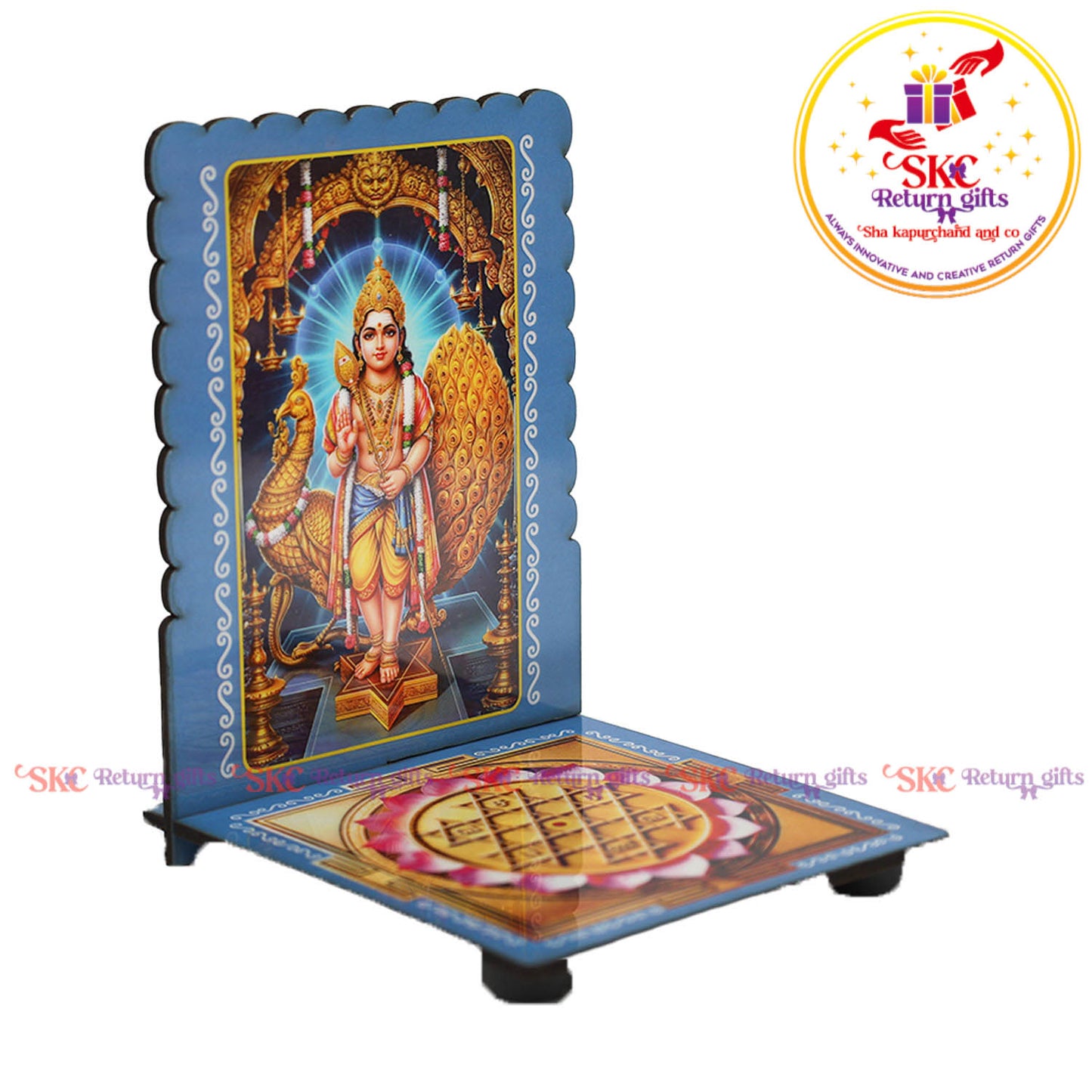 Bala Murugan Sri Yantra Diya Stand