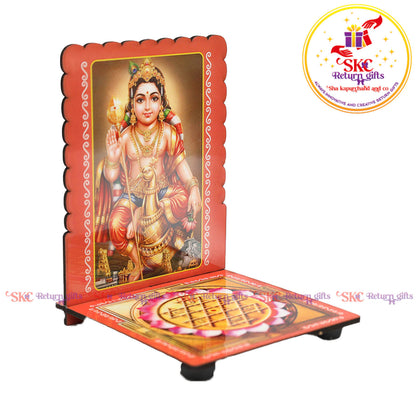 Bala Murugan Sri Yantra Diya Stand