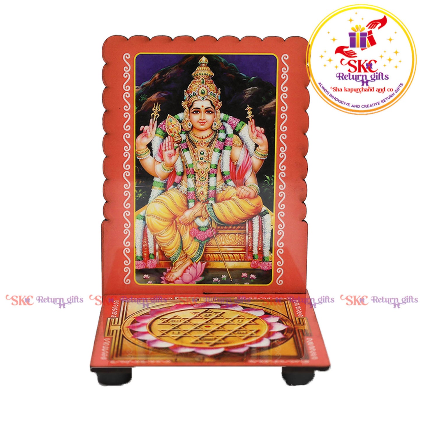 Bala Murugan Sri Yantra Diya Stand
